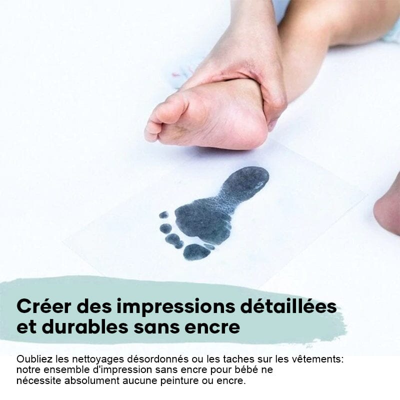 Ensemble d'Empreinte des Mains et des Pieds pour Bébés