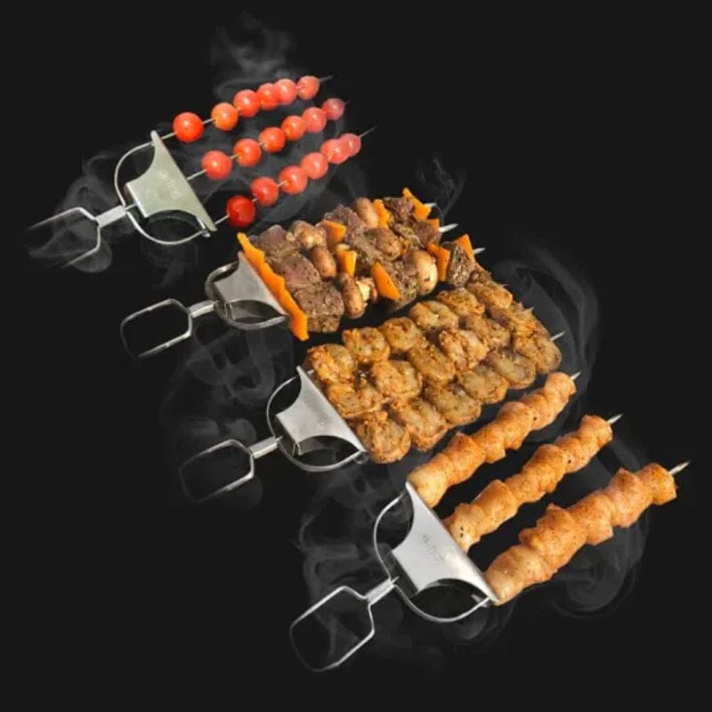 Brochettes de gril à 3 voies