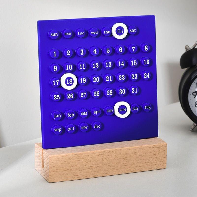 Calendrier manuel en boucle DIY