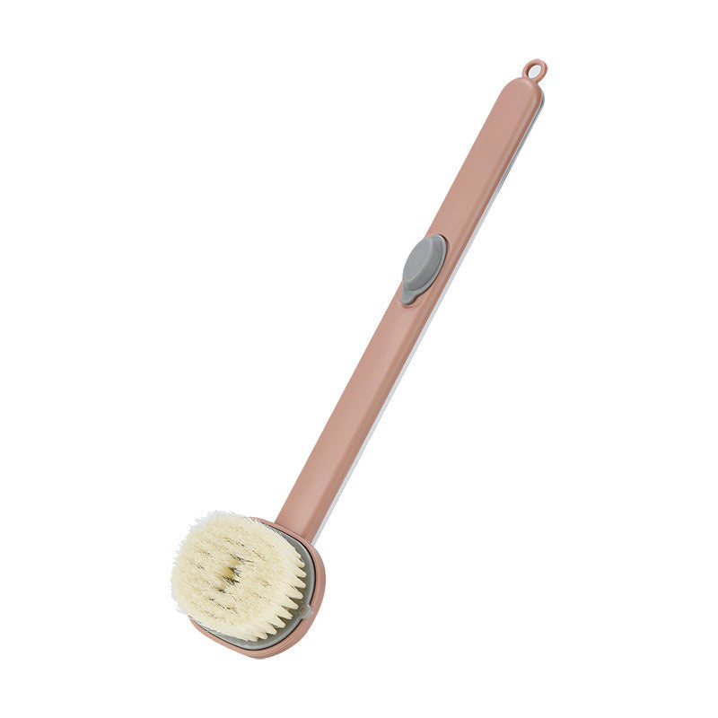 Brosse de nettoyage de massage de bain à long manche