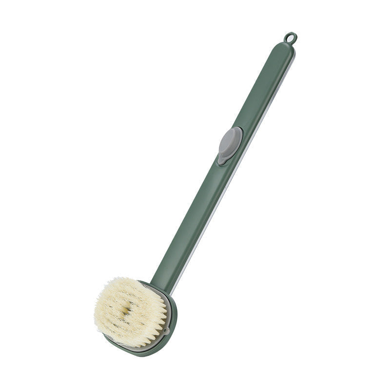 Brosse de nettoyage de massage de bain à long manche