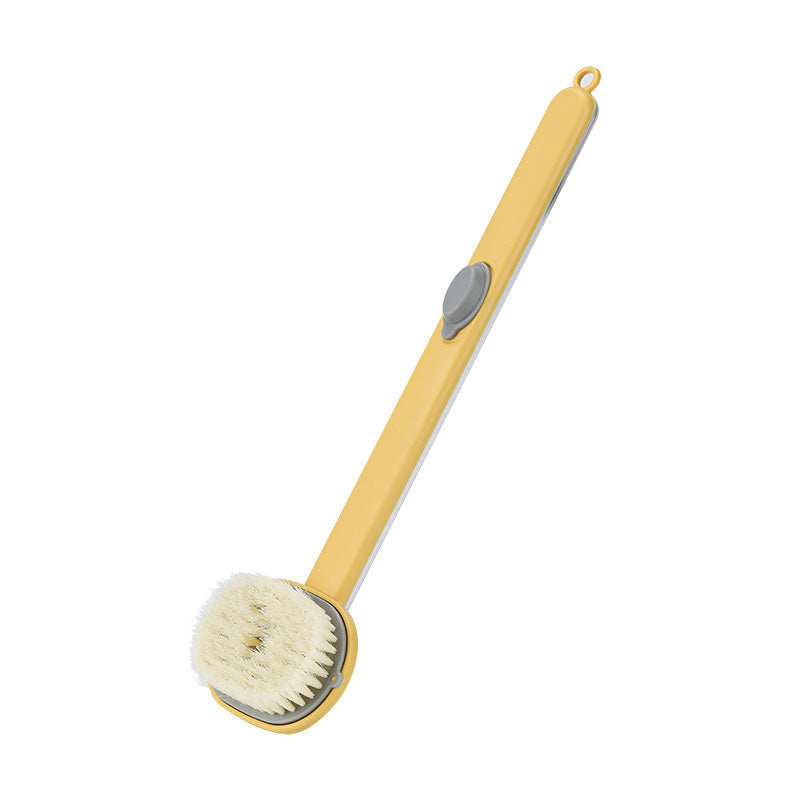 Brosse de nettoyage de massage de bain à long manche