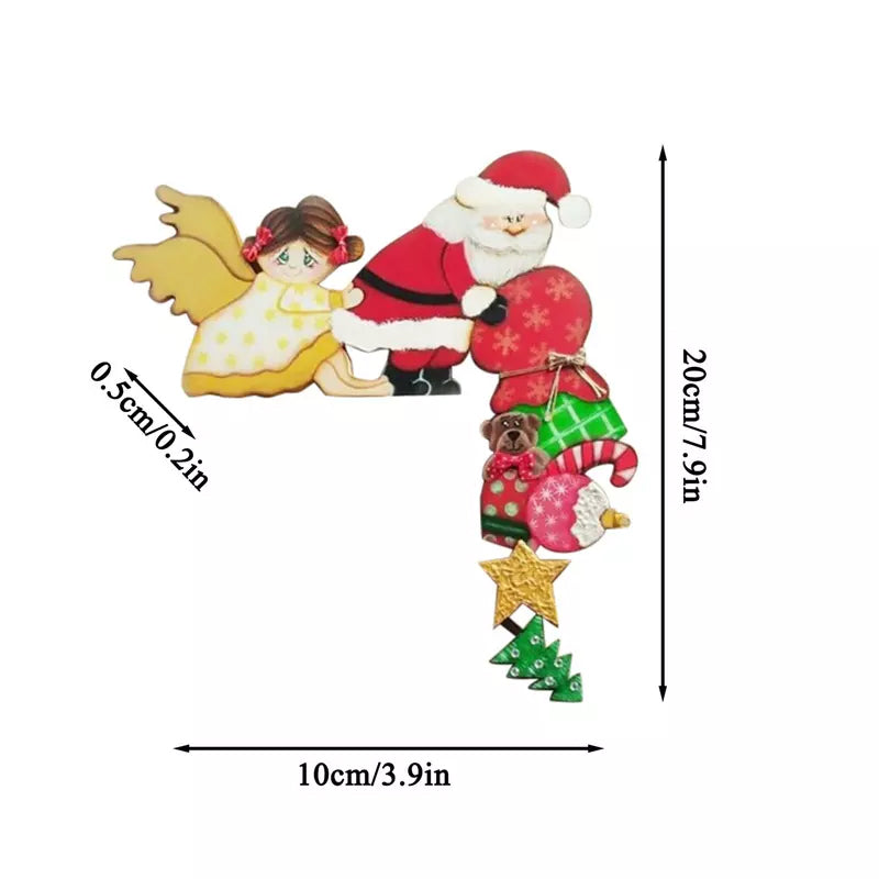 🎄Décoration de Cadre de Porte de Noël🦌