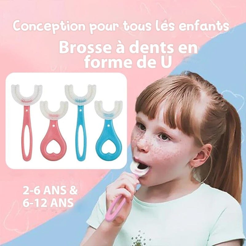 Brosse à Dents En Forme De U Pour Enfants