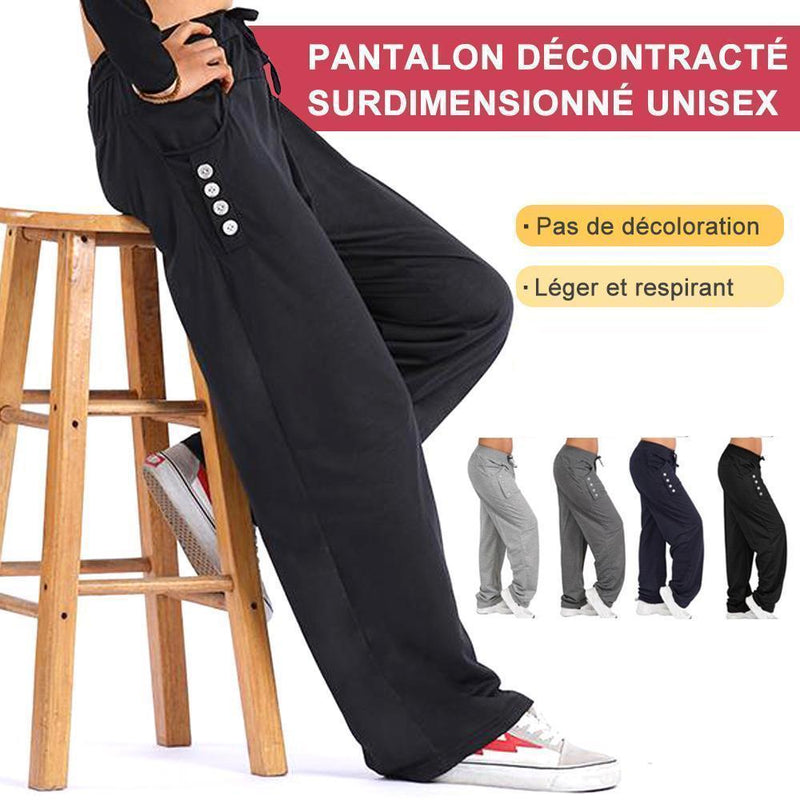 Pantalon Décontracté Surdimensionné Unisex