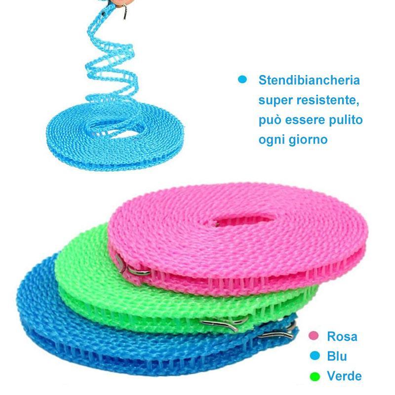 Corde à Linge Antidérapante Portable (3 packs)