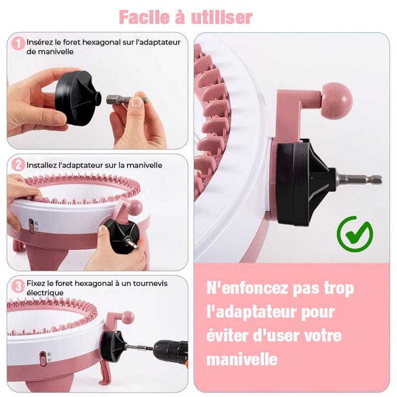 Adaptateur de manivelle