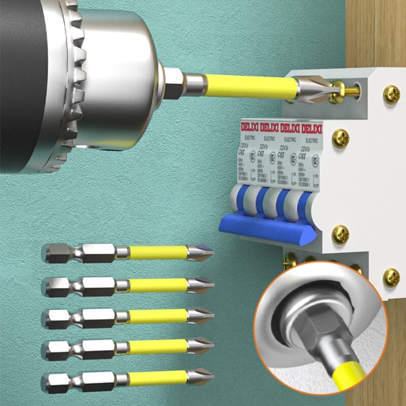 Embouts de tournevis cruciformes et fendus pour électriciens