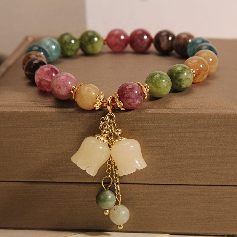 Bracelet tourmaline de couleur naturelle