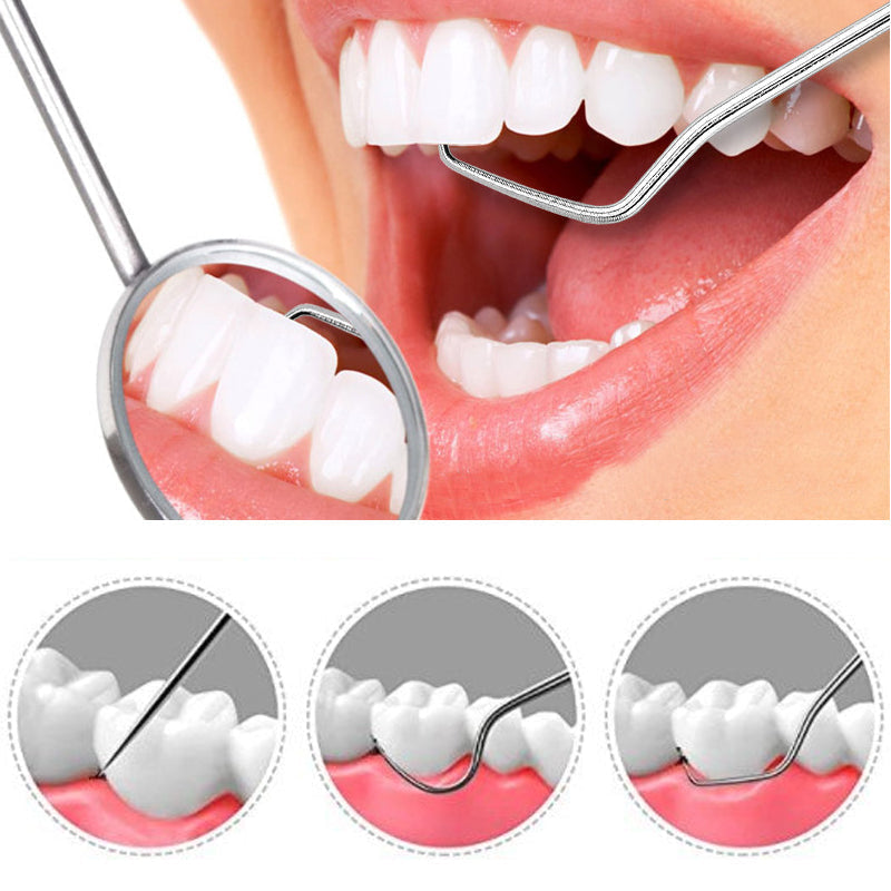 Ensemble de cure-dents en acier inoxydable