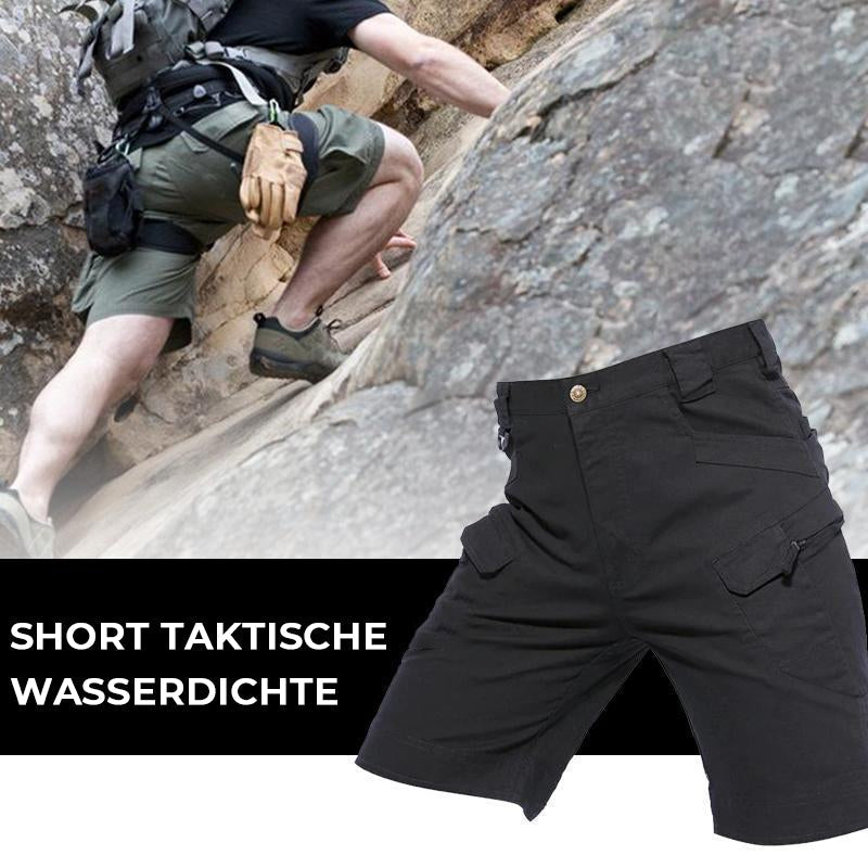 Short Tactique Imperméable Multi-poches pour Homme