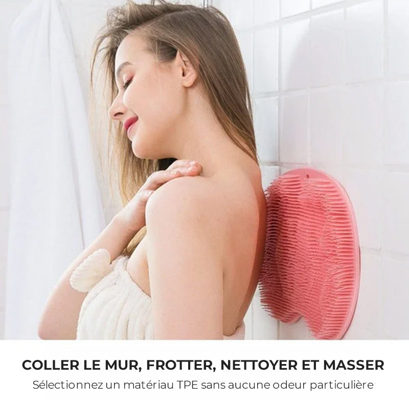 Épurateur de pieds et de dos de douche, coussin de massage