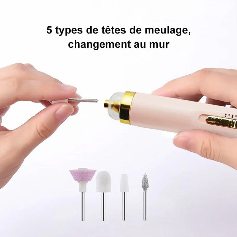 Ensemble de machine à ongles de manucure professionnelle électrique