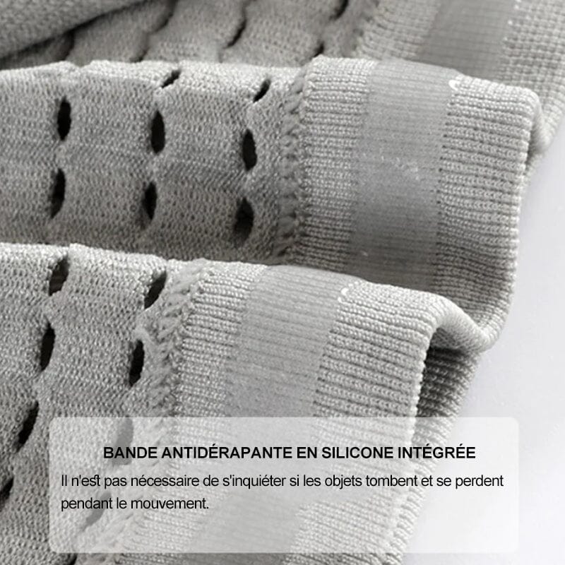 Sac de taille dissimulé multifonctionnel en tricot respirant