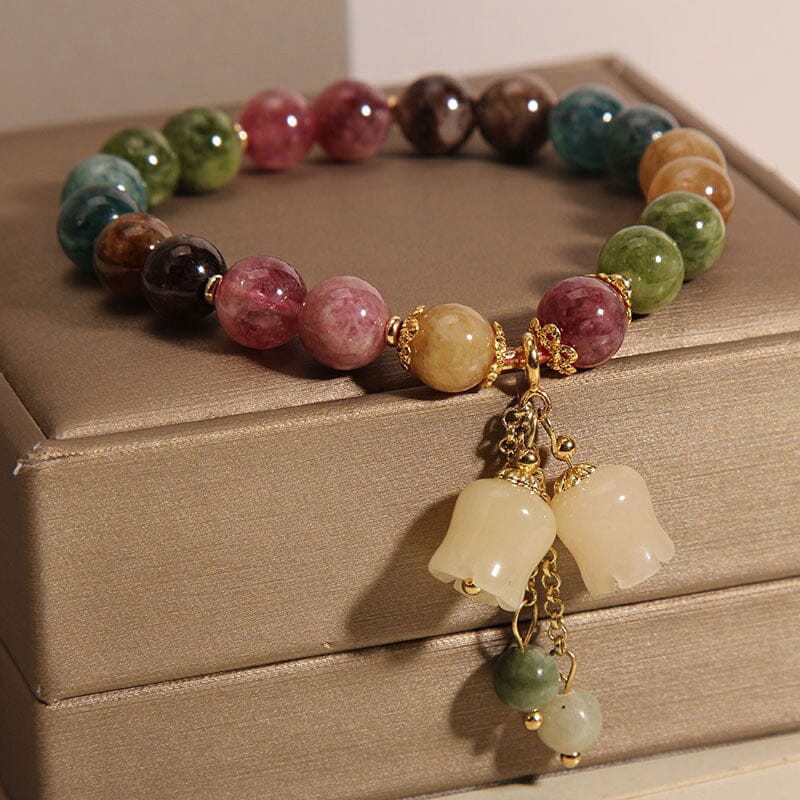 Bracelet tourmaline de couleur naturelle