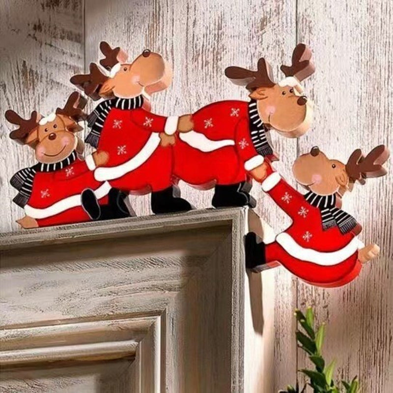 🎄Décoration de Cadre de Porte de Noël🦌