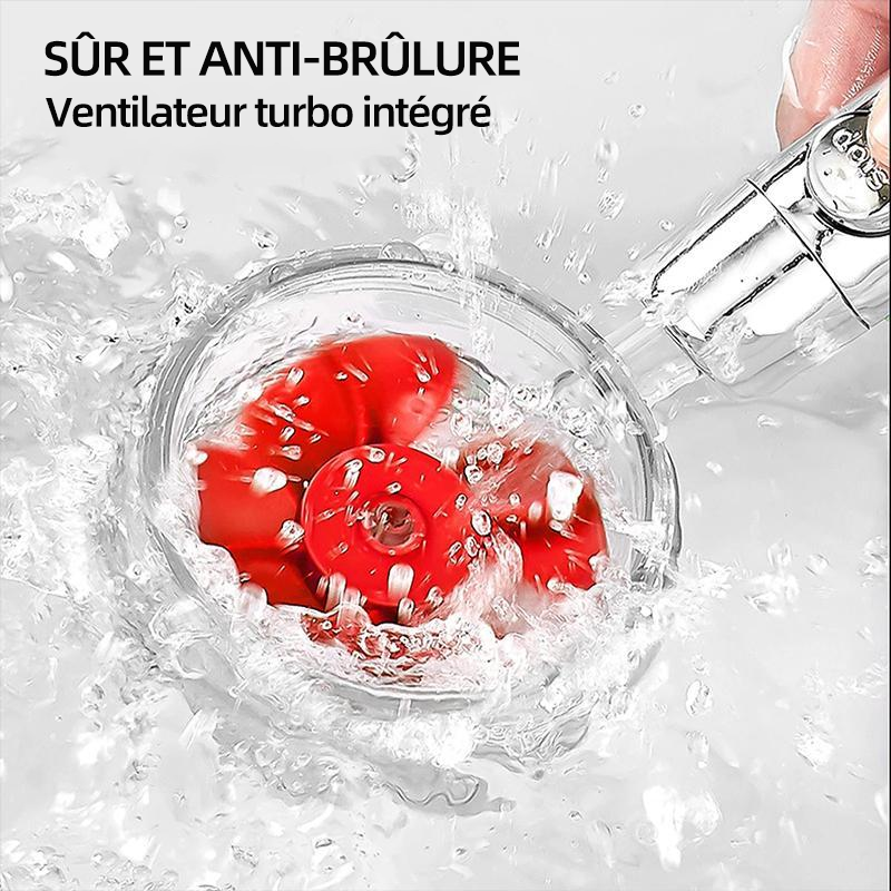 Pomme de Douche Rotative Haute Pression