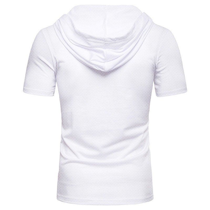 T-shirt d'été décontracté pour hommes avec cordon de serrage