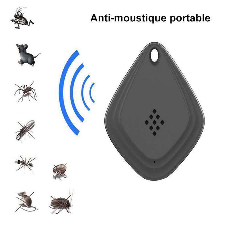 Répulsif à Insectes Intelligent à Ultrasons Portable