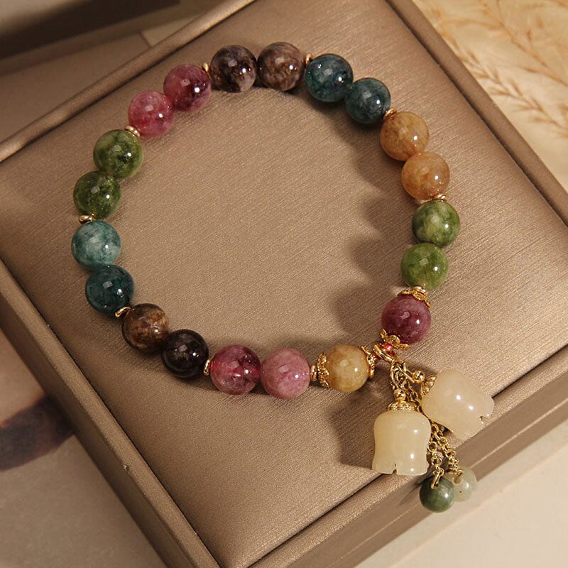 Bracelet tourmaline de couleur naturelle