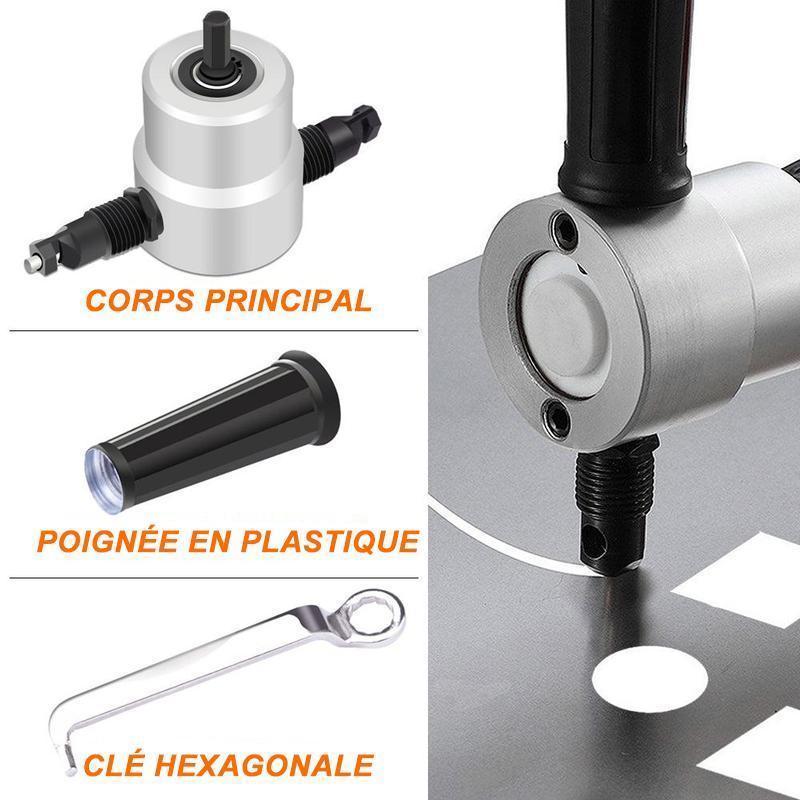 Domom® - Coupe-Grignoteuse à Double Tête