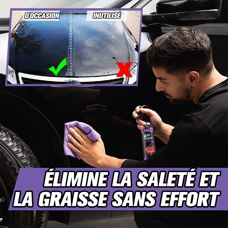 3 en 1 nouveau spray de revêtement de voiture rapide amélioré