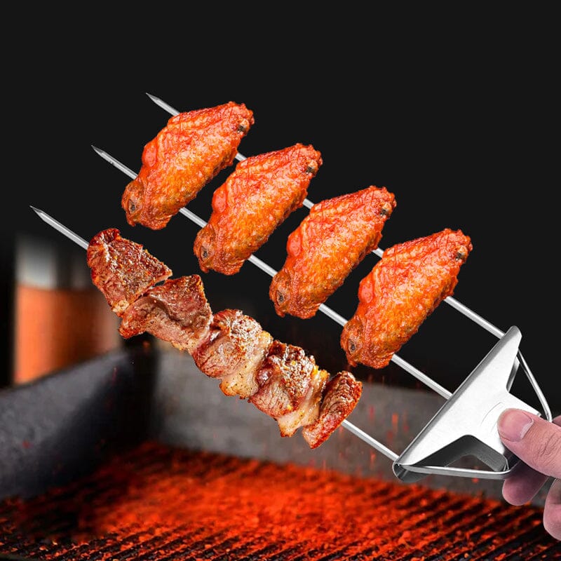 Brochettes de gril à 3 voies