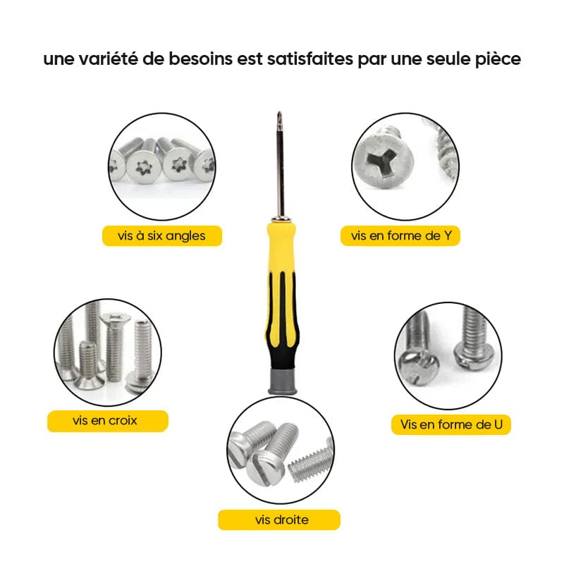 Ensemble de Tournevis Multifonctionnels