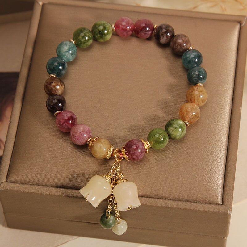 Bracelet tourmaline de couleur naturelle