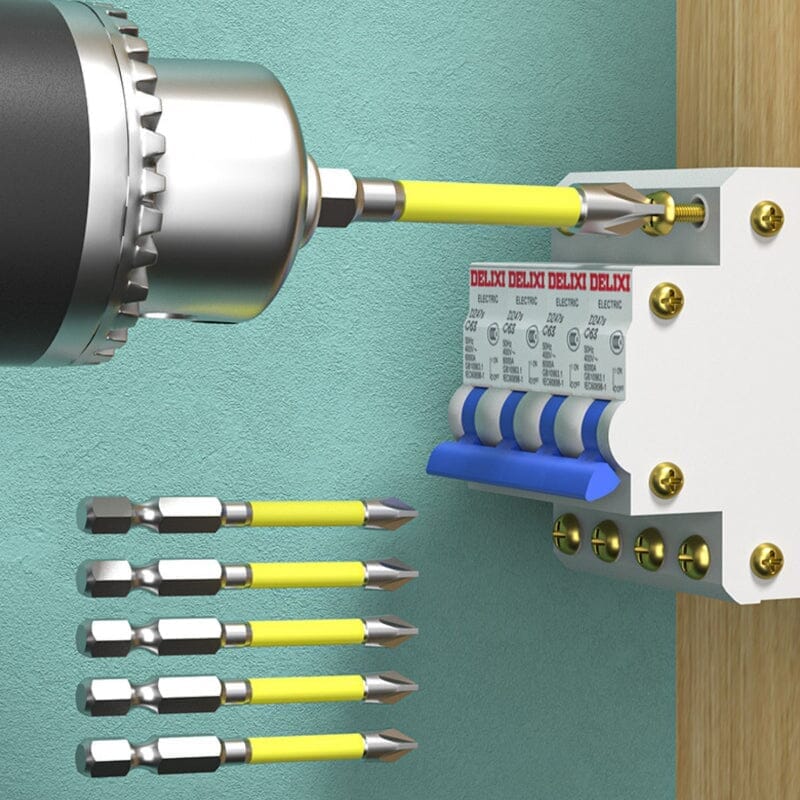 Embouts de tournevis cruciformes et fendus pour électriciens