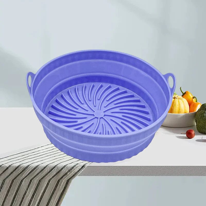 Poêle à gril en silicone pour friteuse à air