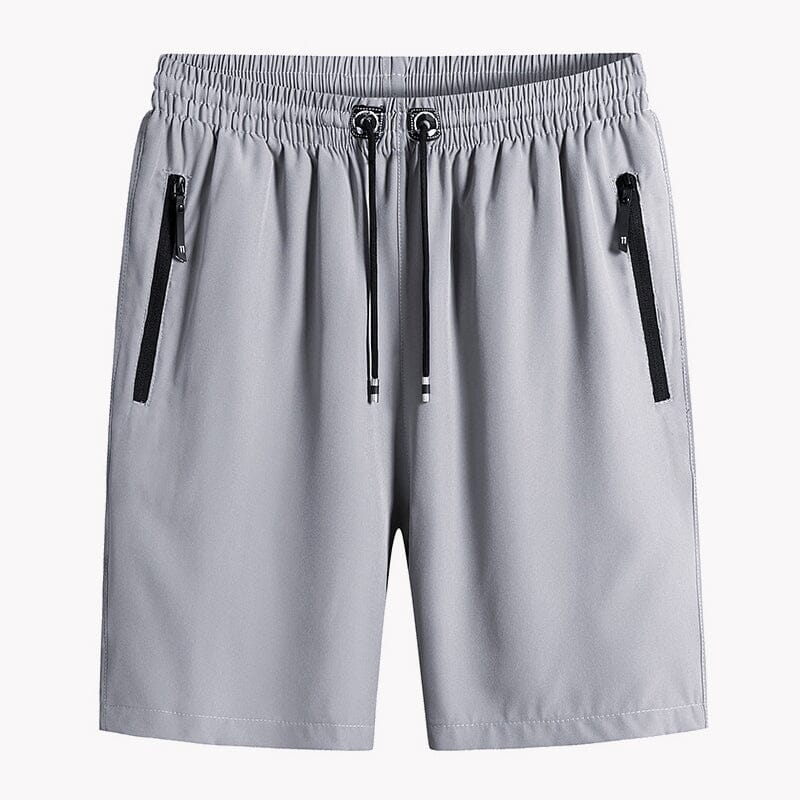 Short extensible en soie glacée grande taille pour hommes