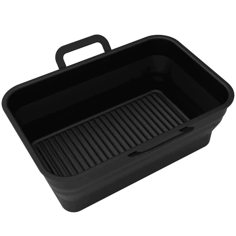 Plateau de cuisson en silicone pour friteuse à air pliable