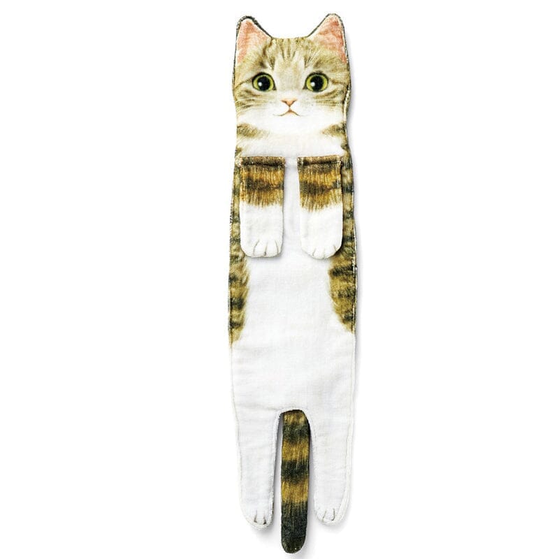 Serviette de toilette chat mignon