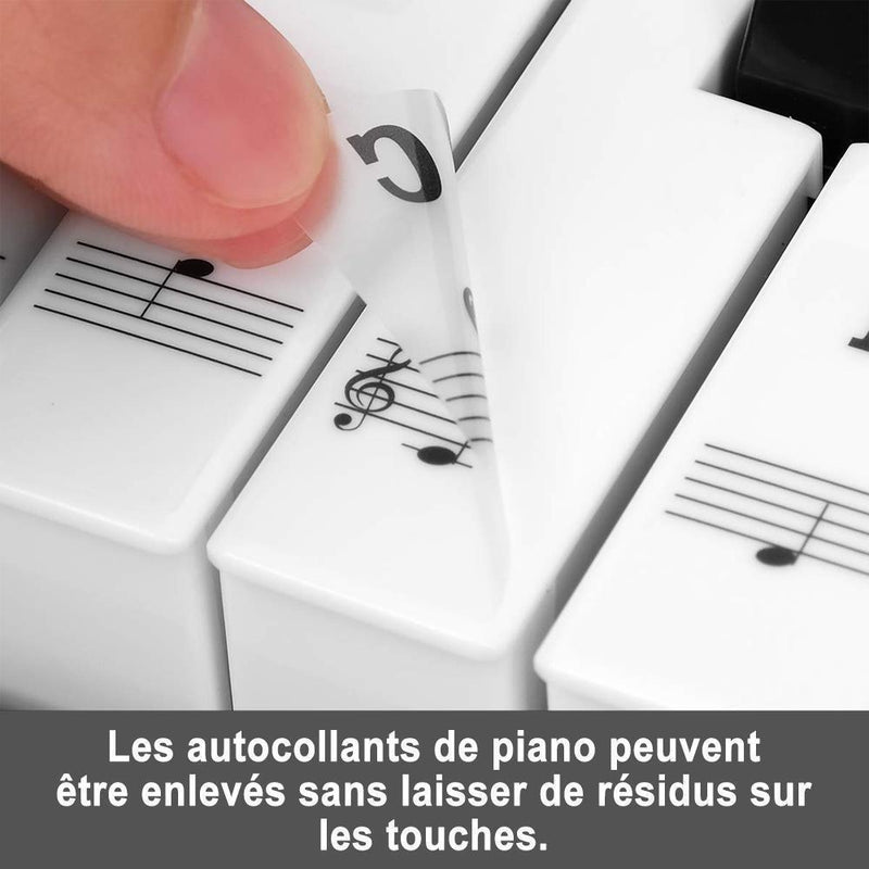 Autocollants de Note de Piano